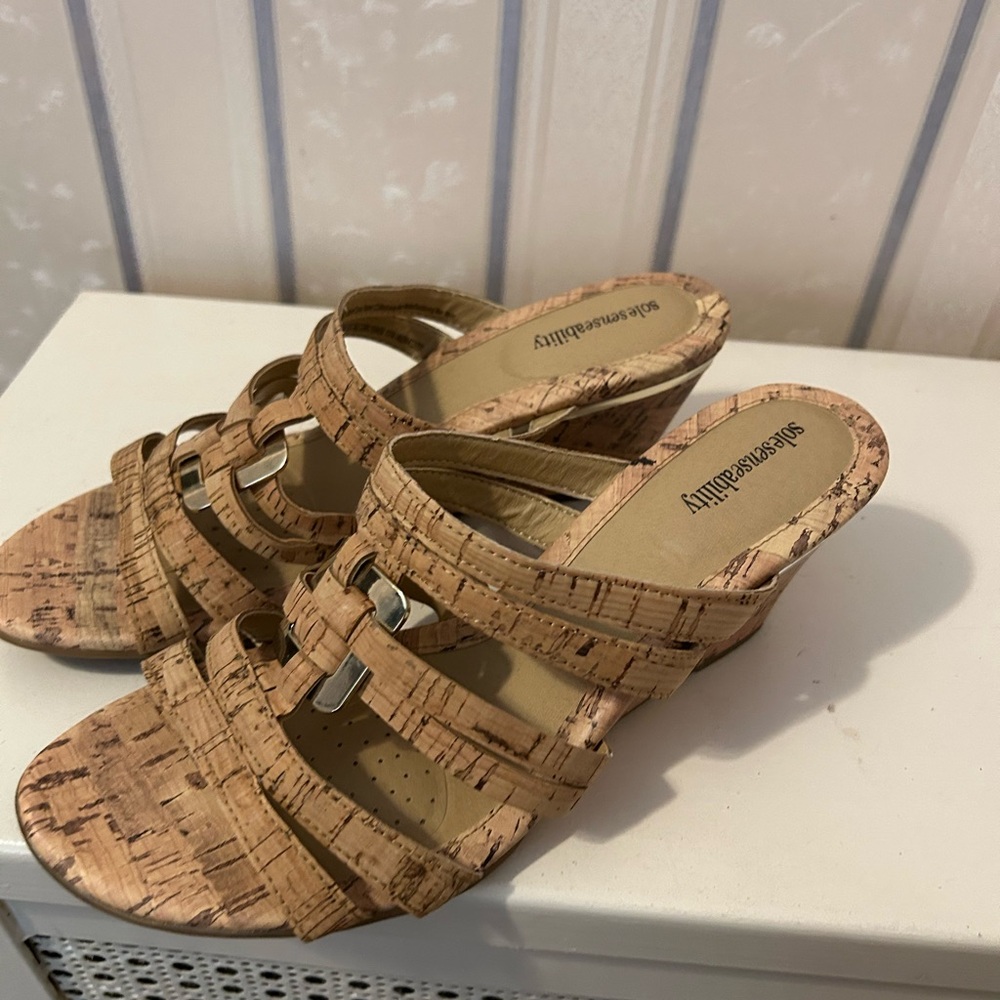 Neutral Cork Heels